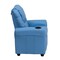 Emma and Oliver Contemporary Kids Recliner with Cup Holder and Headrest